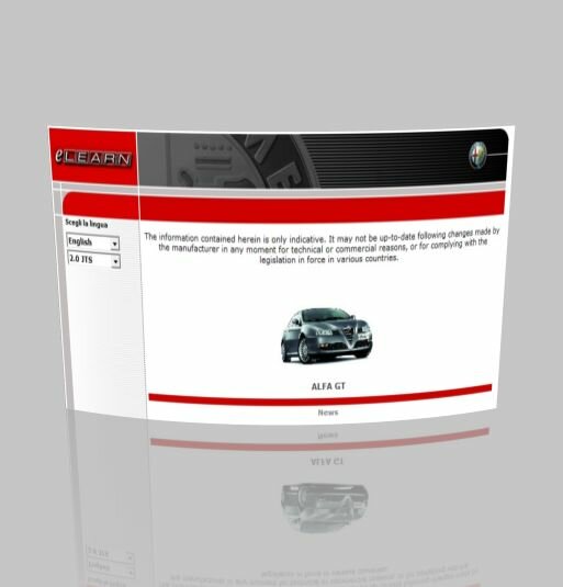 eLearn - руководство по техническому обслуживанию Alfa Romeo GT