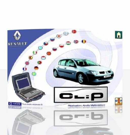 Программа дилерской диагностики каров Renault, Dacia, Самсунг. Renault Clip Version 117