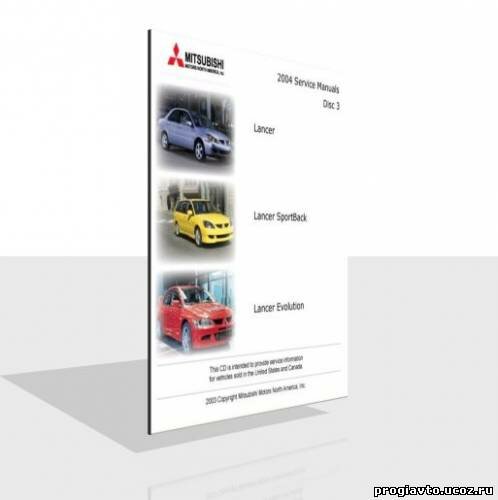 2004 Mitsubishi Motors North America Service Manuals. Disc 3. Mitsubishi Lancer, Lancer SportBack, Lancer Evolution.