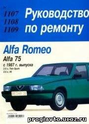 Alfa Romeo 75 (с 1987 года выпуска). Руководство по ремонту